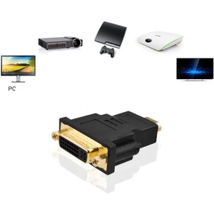 Dişi 24+5 DVI To Erkek HDMI 1080P Dönüştürücü Çevirici Adaptör