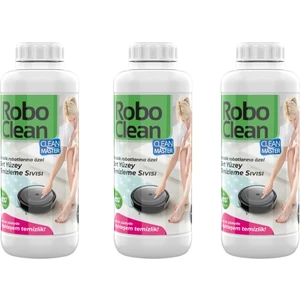 Clean Master Roboclean Robot Süpürge Zemin Temizleyicisi 3x 1000 ml