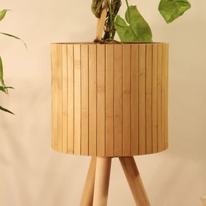 Bambu Sepet Saksılık 46 cm Ayak