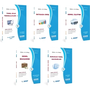 Egem Eğitim Yayınları Açık Öğretim (AÖF) Emlak Yönetimi 1. Sınıf 1. Yarıyıl Güz Dönemi Konu ve Soru