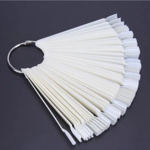 50'Li Anahtar Kartela Oje Katoloğu Natural Renk Düz