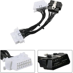 16 Pin Obd2 Uzatma Y Kablosu ELM327 1 Erkek 2 Dişi Araç Arıza