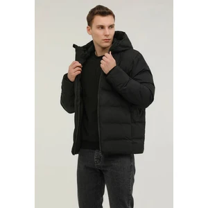 Nolan Coat Erkek Şişme Mont Siyah V19