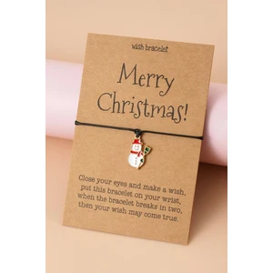 New Obsessions Yılbaşı Charm Uçlu İp Bileklik Yılbaşı Kartında