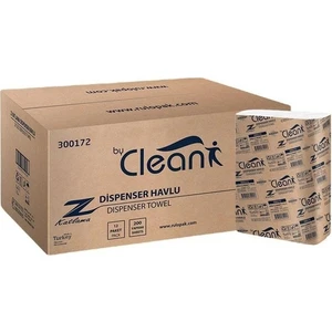By Clean Z Katlama Havlu Kağıt 2 Katlı 200 Yaprak 12'li