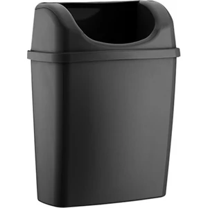 Duvara Monte Çöp Kovası 6 Litre Siyah