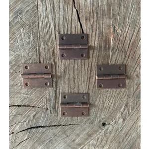 Mini Kutu Menteşesi  Tavla Menteşe Bakır Renk 100ADET 22*26MM