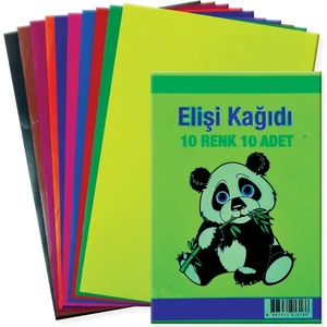 Karışık Renk 10 Lu Elişi Kağıdı