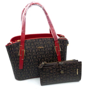 Just Polo Omuz Cantası Cüzdan Kombin