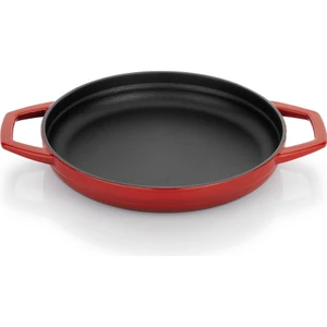 Guss Chef Döküm Sahan Çift Kulplu 22 Cm-1 Parça-Kırmızı