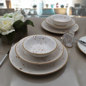 Arna Porselen Arna 8 Parça 2 Kişilik Yemek Takımı Cappuccino
