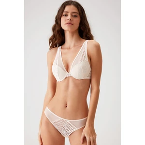 Pierre Cardin Inci 4811 Biella Çiçek Desen Soft Push Up Dolgulu Tül Detaylı Iç Çamaşırı Takımı