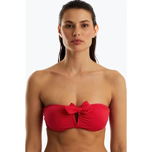 63547 Kırmızı Toparlayıcı Bikini Üstü