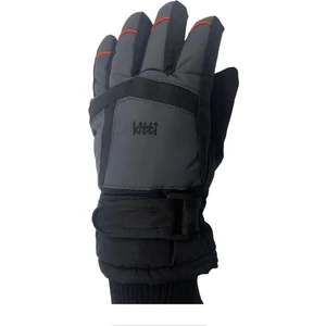 Su Geçirmez Çocuk Kar Eldiveni 4-8 Yaş Siyah