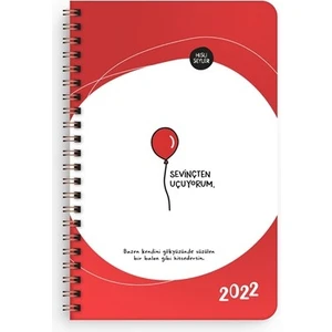 KESKİN COLOR 2023 AJANDA 13x19.5 HAFTALIK SEVİNÇTEN UÇUYORUM 831253