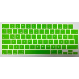 Macbook Pro 14.2 İnç A2442 / A2779 / A992 / A2918 / A3112 / A3185 / A3401  Klavye koruma yeşil