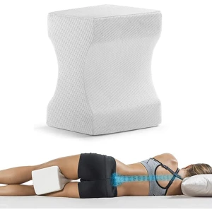 Luti Concept Ortopedik Bacak Arası Yastık Destek Minderi Yan Yatış Yastığı Ergonomik Hamile Posizyon Yastığı