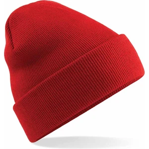Secret Moda Basic Katlanır Style Fitilli Tarz Bere Kadın Kırmızı