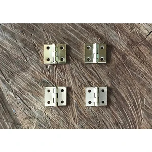 Dekoratif Mini Tavla ve Kutu Menteşe Sarı Renk 12 Adet 10*10