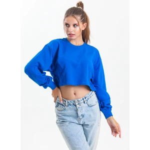Saks Mavisi Oversize Crop Sweatshirt