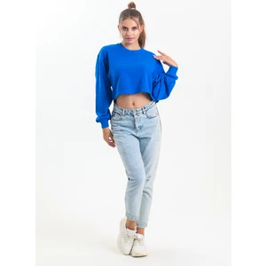 Saks Mavisi Oversize Crop Sweatshirt