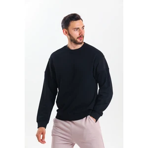 Siyah Parçalı Sweatshirt