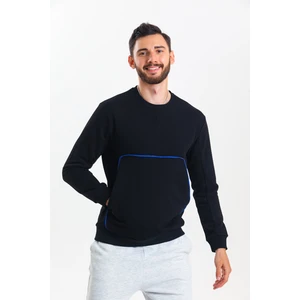 Siyah Kanguru Cepli Sweatshirt