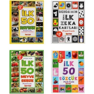 Bebeğimin Ilk Zeka Kartları 4'lü Set