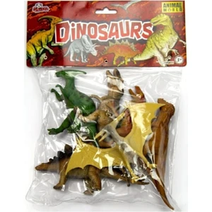 6 Adet 13 cm Oyuncak Dinozor Hayvan Seti