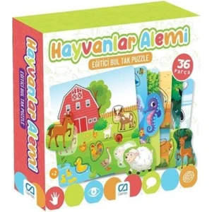 Ca Games Hayvanlar Alemi Eğitici Bul Tak Puzzle 36 Parça