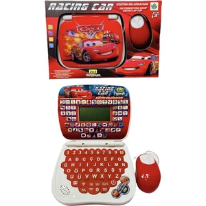 Gemril Şimşek Mcqueen Eğitici Laptop 100 Fonksiyonlu Ingilizce ve Türkçe Çocuk Bilgisayarı