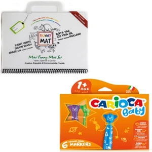 Durgun Bebe Boya Funny Mat Set (2 Ürün)