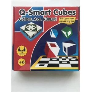 Elif Iş Eğitim Elif Q-Bitz Görsel Beceri Küpleri Akıl ve Zeka Oyunu Smart Cubes