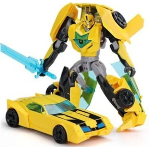 Kdd Transformers Tarzında Optimus Prime Bumblebee Grimlock Dönüşen Robot Araba