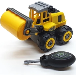 Kızılkaya Oyuncak Sök Tak Iş Makinaları Yol Yapım Araçları Silindir - XY02-3