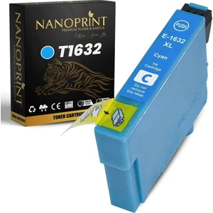Epson 16XL-T1632-C13T16324020 Mavi Muadil Kartuş