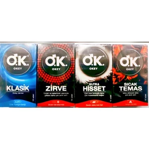 Karma Prezervatif Seti 40'lı (Klasik + Zirve + Ultra Hisset+ Sıcak Temas)