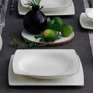 Güral Porselen Carolıne 85 Parça Kare Bone Yemek Takımı - 220