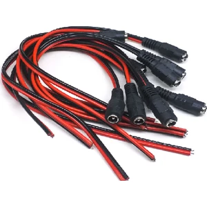 Güvenlik Kamerası 12V Dc Dişi Power Jack Dc Jak Kablo Bağlantı Kablosu 50 Adet Powerjack