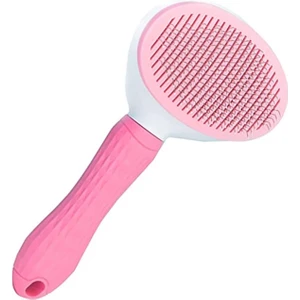 EC Shop Kedi Fırçası Kedi Tarağı Otomatik Temizlenen Kedi Köpek Fırçası Kedi Köpek Tarağı Evcil Hayvan (Pembe)