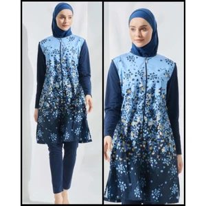 1002 Lacivert Tesettür Mayo