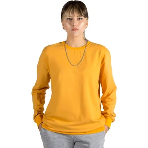 Terapi Men Kadın Sarı Basic Bisiklet Yaka Düz Renk Sweatshirt Sweatshirt 22Y-5200177