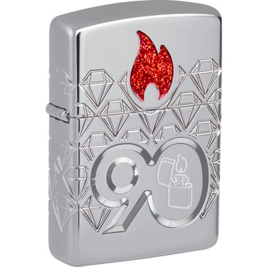 Zippo 90 Years Metal Alaşım Çakmak Benzinli Yakıt ile Şık ve Fiyatı