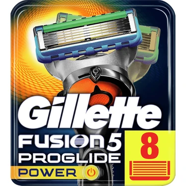 Gillette Fusion 5 ProGlide POWER 8'li Yedek Tıraş