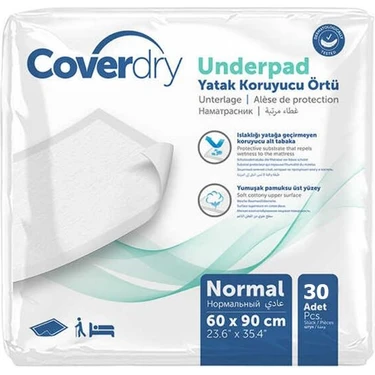 Coverdry Underpad Yatak Koruyucu Örtü 60x90 - 30