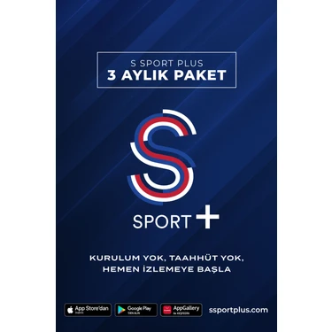 S Sport Plus 3 Aylık Paket Abonelik Süresi ile Hızla İzlemeye Başlayın, Ekran İçin