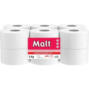 Malt Tuvalet Kağıdı Mini Jumbo 10 cm 12 x