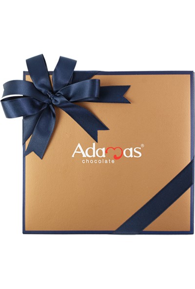 Adamas Premium Kahverengi Kutu Yaldızlı Çikolata 16'lı