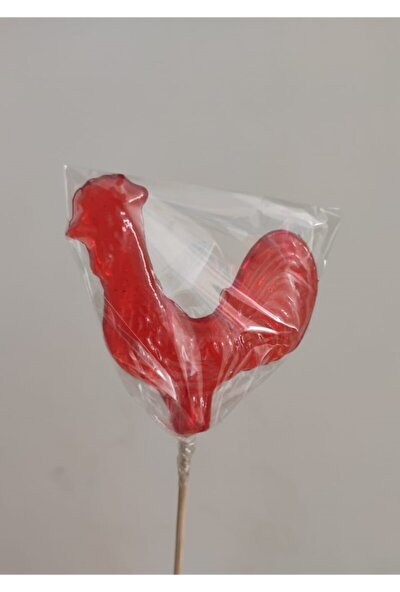 Gaga Horoz Lolipop Şeker Büyük Boy Kırmızı 20 x 30 gr