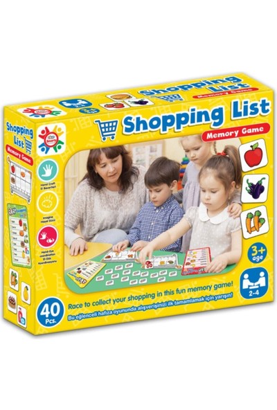 Akalli Oyuncak Alışveriş Listesi Zeka ve Aile Oyunu